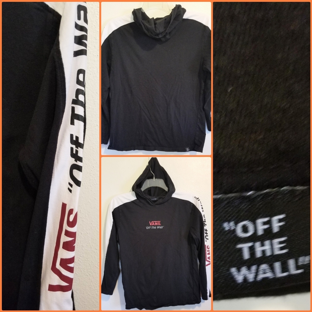 EUC VANS OFF THE WALL HOODIE LADIES SIZE XL